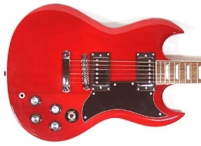 Wesley EL240rd Cherry Sunburst Guitar