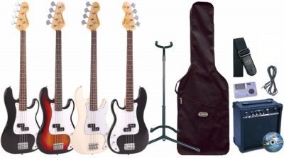 Encore PK40 Bass Guitar Package